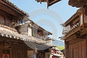 Shaxi Ancient village. a famous Ancient village of Jianchuan, Yunnan, China.