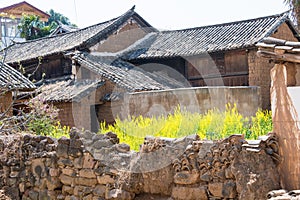 Shaxi Ancient village. a famous Ancient village of Jianchuan, Yunnan, China.