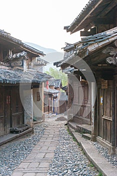 Shaxi Ancient village. a famous Ancient village of Jianchuan, Yunnan, China.