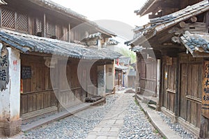 Shaxi Ancient village. a famous Ancient village of Jianchuan, Yunnan, China.