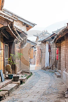 Shaxi Ancient village. a famous Ancient village of Jianchuan, Yunnan, China.