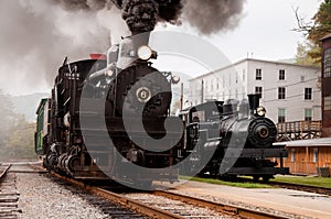 Shay steam engines photo