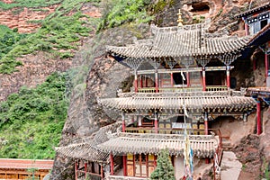 Shazong Ritod Monastery(Xiazongsi). a famous Monastery in Pingan, Qinghai, China.