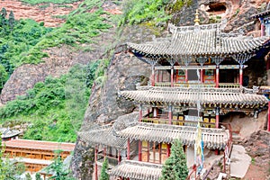 Shazong Ritod Monastery(Xiazongsi). a famous Monastery in Pingan, Qinghai, China.