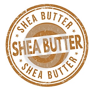 Shea butter sign or stamp