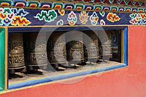 Shechen Monastery Prayer Wheels