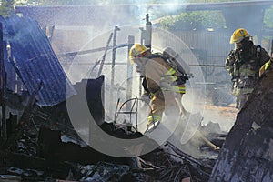 Shed fire 2 aftermath