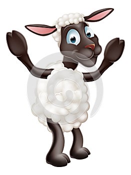 Sheep cartoon character