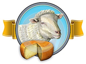 Sheep cheese label