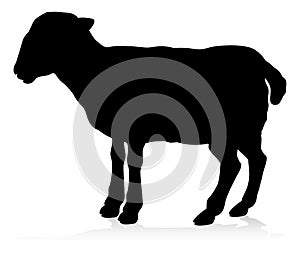 Sheep Farm Animal Silhouette