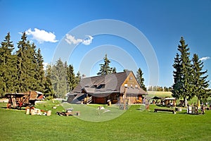 Sheep farm Ziar in Ziarska valley in the Western Tatras in Slovakia.