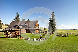 Sheep farm Ziar in Ziarska valley in the Western Tatras in Slovakia.