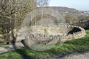 Sheep Fold, example of dry stone walling