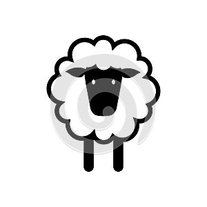 Sheep icon design template vector isolated