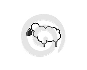 sheep logo vector