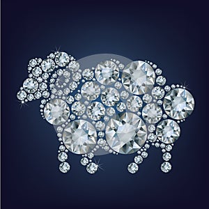 Sheep made up a lot of diamonds