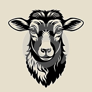 Sheep's Head farm animal black color