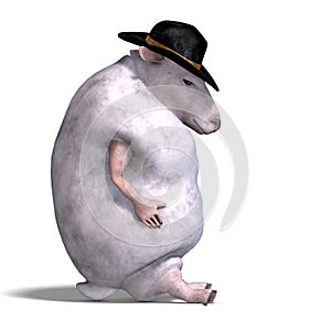 Sheep of the wild west