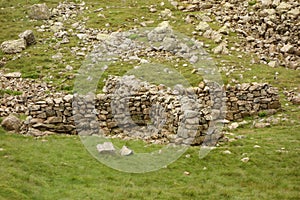 Sheepfold near Great End fell