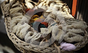 Sheepskin shoes