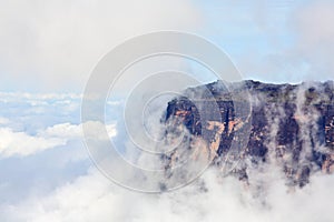 Sheer cliffs of Mount Roraima photo