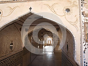 Sheesh Mahal of Amber Fort in Jaipur, India