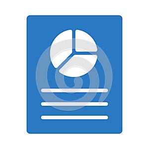 Sheet glyph colur vector  icon