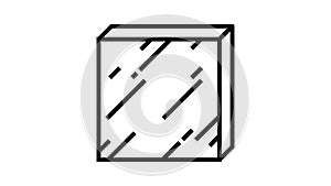 sheet metal line icon animation