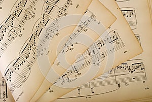 Sheet music photo