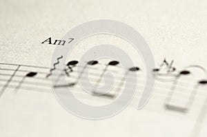 Sheet music note