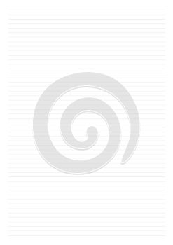 Sheet of notebook in a line. Background