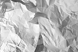 Sheet of paper crumpled as a texture. for backgrounds and textures