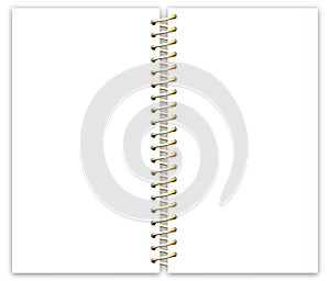 Sheet Paper with Metal Spiral-4
