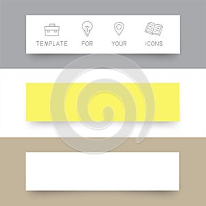 sheet paper template for your icons