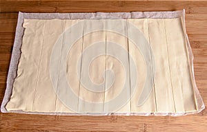 Sheet of puff pastry