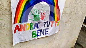 Una lettera arcobaleno un scritto Italiano inno sul flessibilità da Italiano 