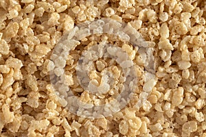 Sheet of Uncut Marshmallow Crispy Rice Cereal Treat Bars