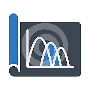 Sheet vector color line icon