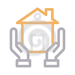 Sheet vector color line icon