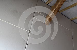 Sheetrock and insulation