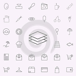 sheets icon. web icons universal set for web and mobile