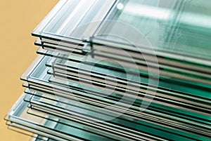 Sheets of Tempered Window Glass photo