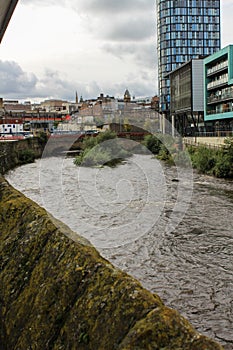 Sheffield - City in South Yorkshire, UK. River Don