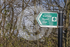 Sheffield Round Walk Sign