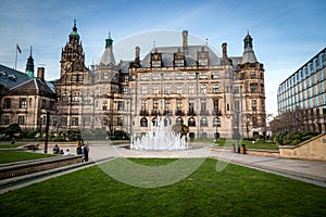 Sheffield Town hall Grass