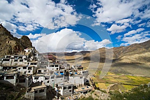 Shegar Dzong (Chode Monastery) in Tingri in Tibet