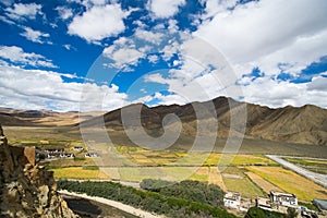 Shegar Dzong (Chode Monastery) in Tingri in Tibet, China