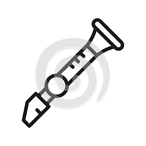 Shehnai icon vector image. photo