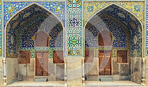 The Sheih Lotfollah Mosque in Isfahan, built by Shah Abbas I in