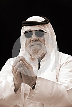 The Sheik Gives His Blessing - A Portrait photo